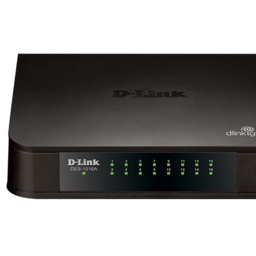 D-Link DES-1016A 16-Port Fast Ethernet Desktop Switch