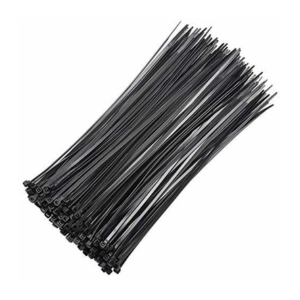 Black Cable Ties 200 x 3.6mm – Heavy-Duty Nylon Zip Ties (Pack)