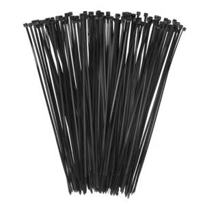 Black Cable Ties 300 x 3.6mm – Heavy-Duty Nylon Zip Ties (Pack)
