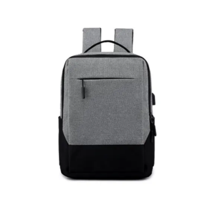 Economical Grey Anti-Theft Laptop Backpack