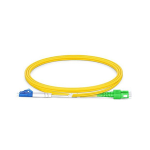 The Fiber Patch Cord 9/125 2mm, 2m LC/UPC–SC/UPC delivers high-speed, single-mode connections for telecom, FTTH, and enterprise use. It features durable LC and SC connectors, low insertion loss, and a flame-retardant LSZH sheath. With its 2-meter length and 2.0mm diameter, this yellow patch cable provides clean, tangle-free connectivity in cabinets and patch fields. Because it's factory-terminated and tested, you can rely on it for consistent, high-performance network links with minimal reflection or signal loss.