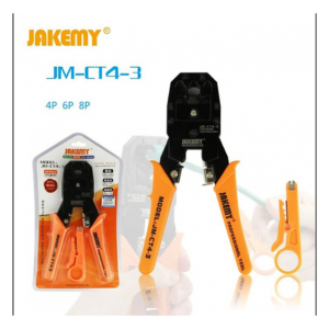 Jekemy JM-CT4-3 Network Crimping Pliers – 3-in-1 RJ45, RJ11, RJ12 Tool