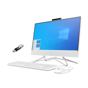 HP 22 All-in-One Desktop – Intel Celeron J4025, 8GB RAM, 256GB SSD, 22" Display