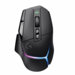 The Logitech G502 X PLUS Wireless Gaming Mouse features HERO 25K sensor, LIGHTFORCE hybrid switches, LIGHTSYNC RGB, LIGHTSPEED wireless, 13 programmable buttons, and POWERPLAY support for competitive gaming.