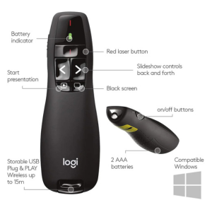 LOGITECH R400 PRESENTATION REMOTE